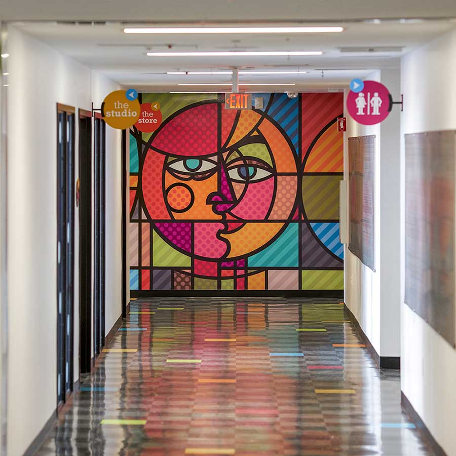 UDA Face Mural